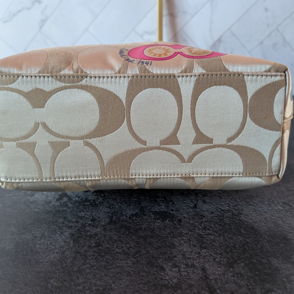 Coach Poppy Signature Metallic Glam Tote F1169‑F17587 - Picture 6 of 12